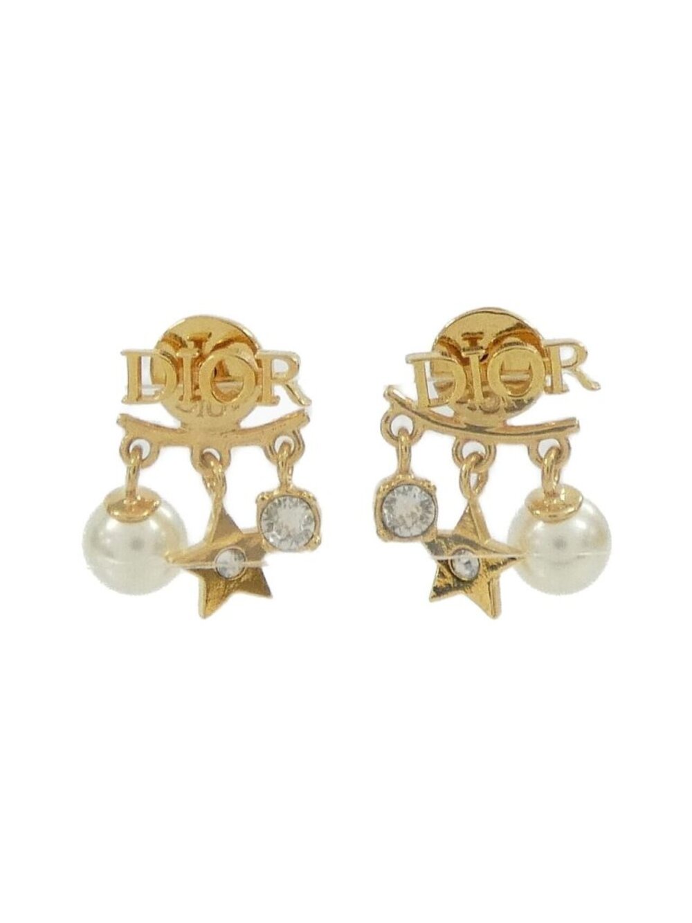 Dior Evolution Earrings Gold